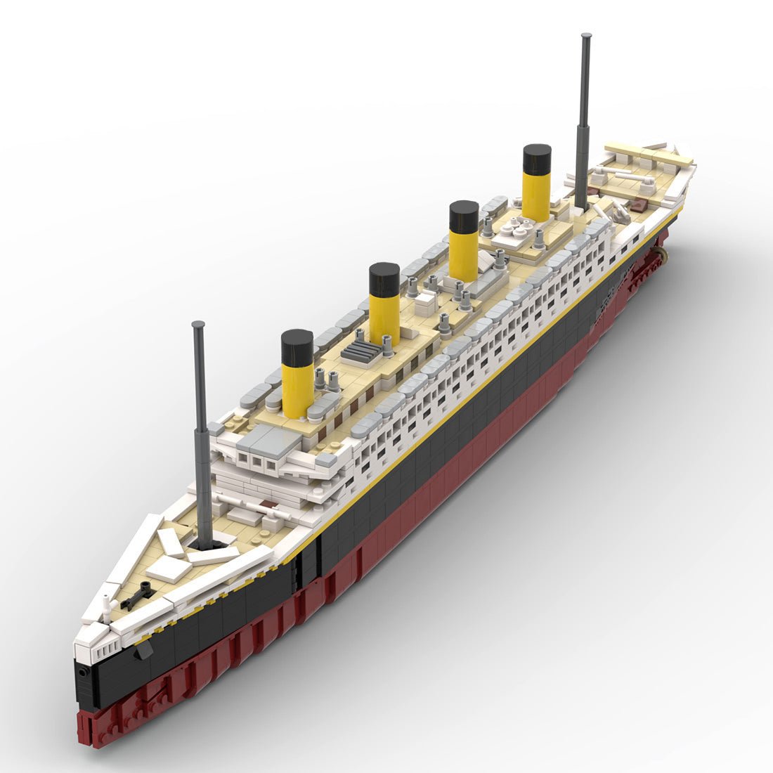 MOC - 57717 1/400 RMS Olympic Building Blocks - LesDiy - Building Blocks - 