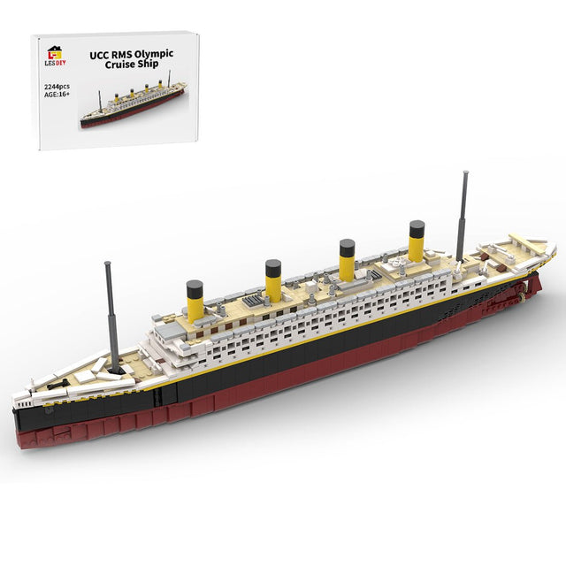 MOC - 57717 1/400 RMS Olympic Building Blocks - LesDiy - Building Blocks - 
