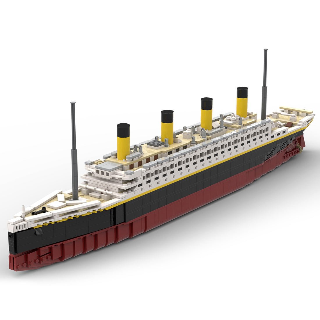 MOC - 57717 1/400 RMS Olympic Building Blocks - LesDiy - Building Blocks - 