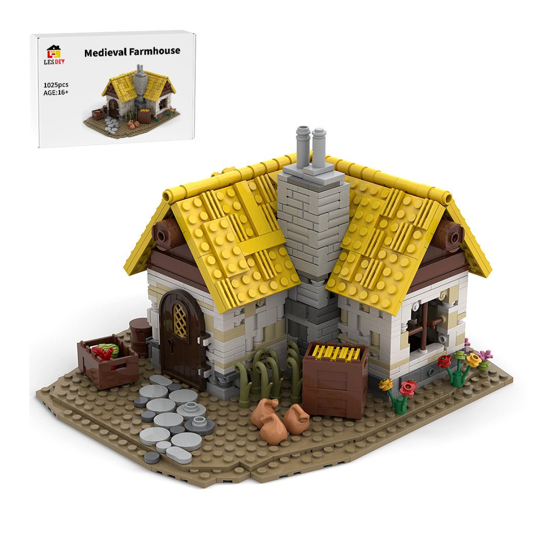 MOC - 58003 Medieval Farmhouse - LesDiy - MOC