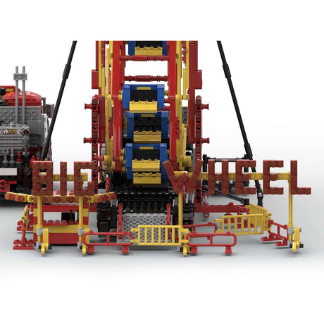 MOC - 58005 Dynamic Fairground Big Whee for Lego - LesDiy