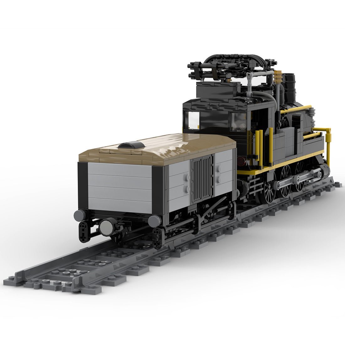 MOC-58561 Swiss Electrified Steam Locomotive | LesDiy