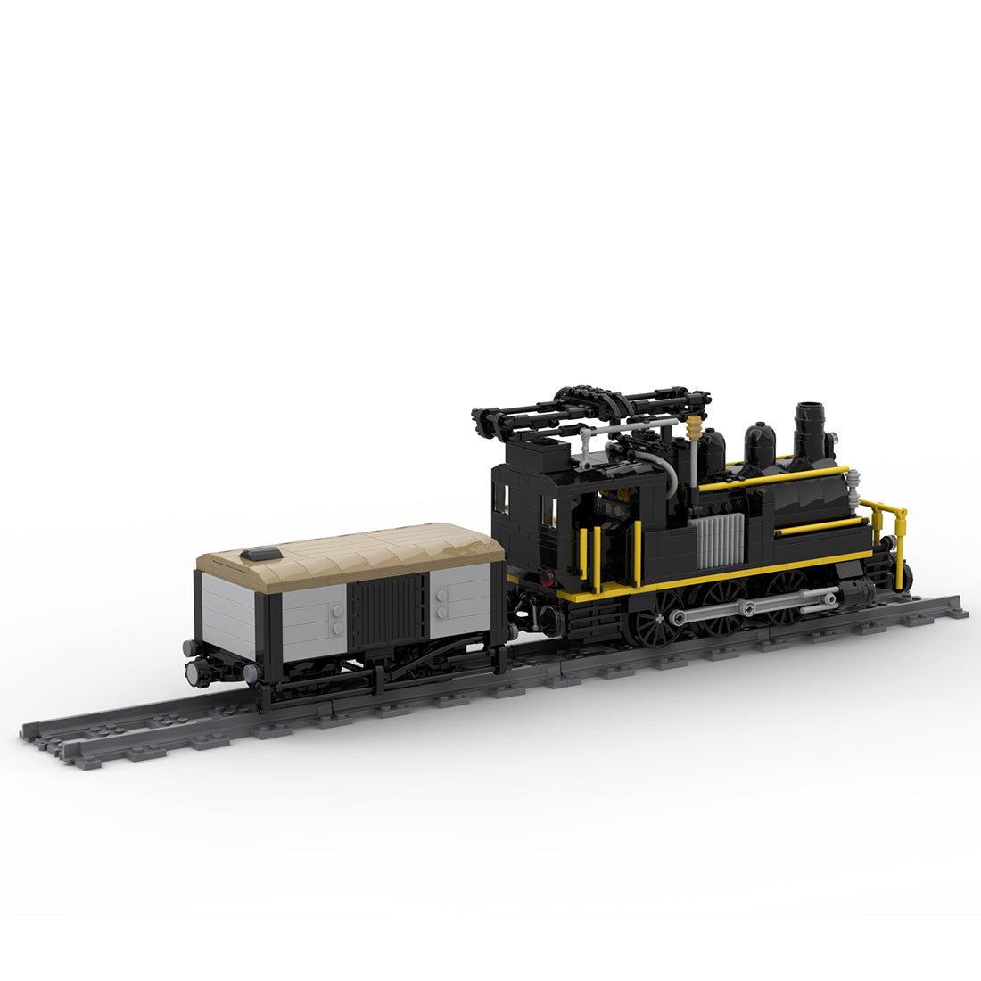 MOC-58561 Swiss Electrified Steam Locomotive | LesDiy