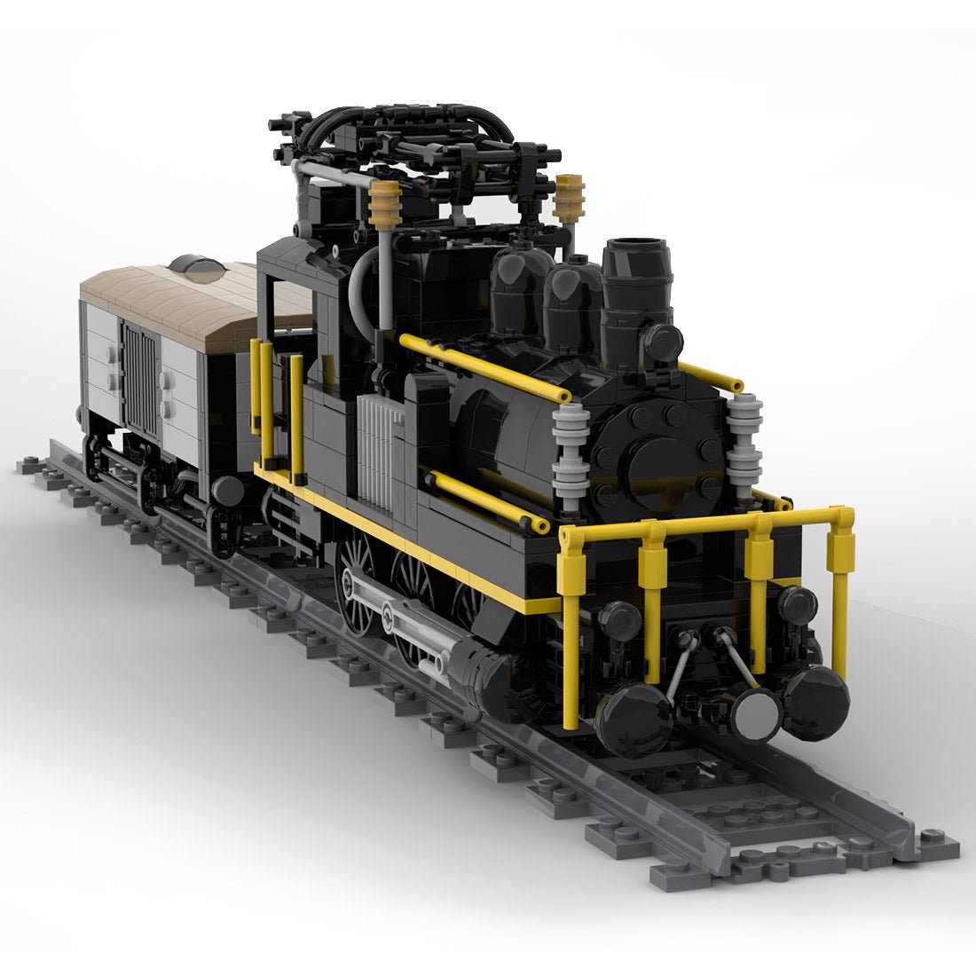 MOC-58561 Swiss Electrified Steam Locomotive | LesDiy