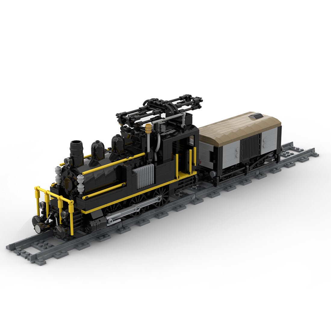 MOC-58561 Swiss Electrified Steam Locomotive | LesDiy