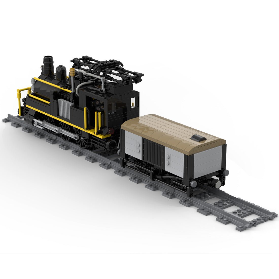 MOC-58561 Swiss Electrified Steam Locomotive | LesDiy