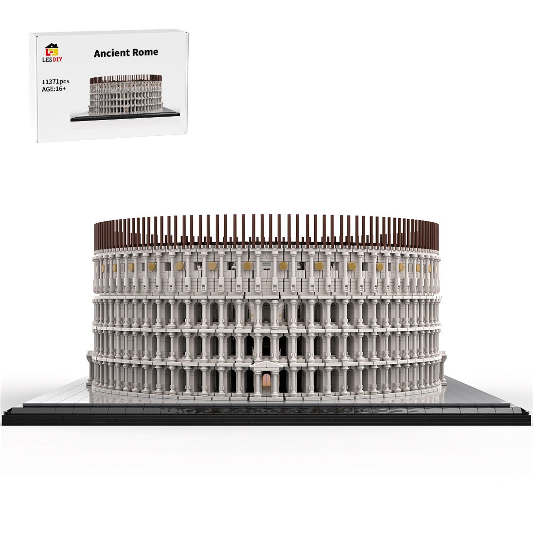 MOC - 58811 The Real Colosseum Building Blocks - LesDiy - Building Blocks