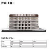 MOC - 58811 The Real Colosseum Building Blocks - LesDiy