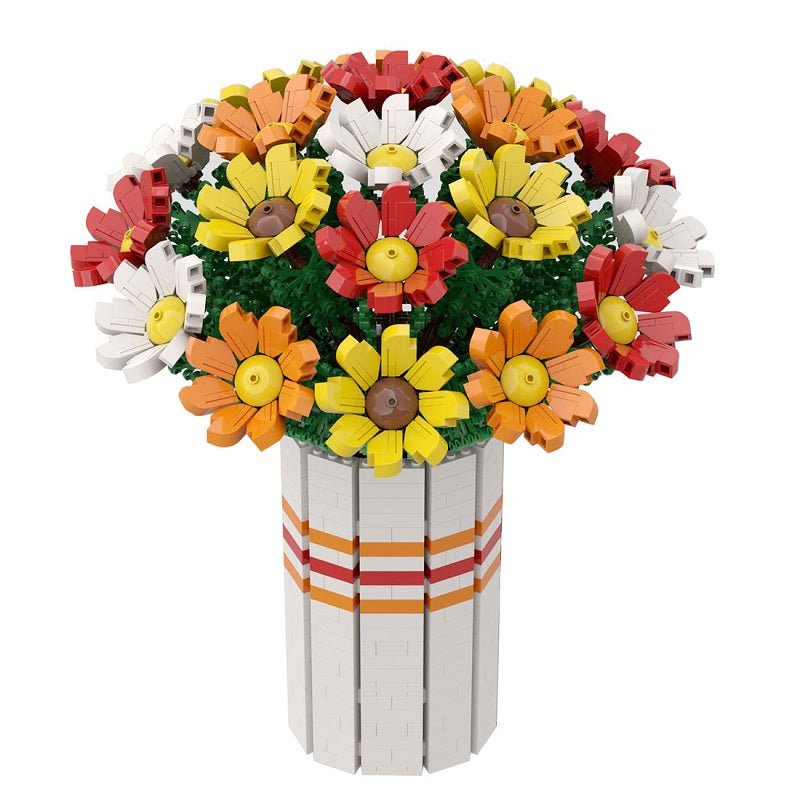 MOC - 60822 Flowers Bouquet - LesDiy