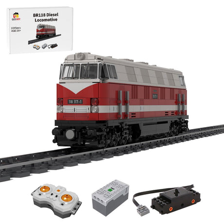 MOC - 62517 BR132 Diesel Locomotive Model - LesDiy - Locomotive