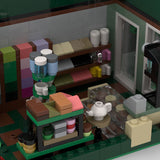 MOC - 64880 Town Square Corner Building Blocks - LesDiy - 