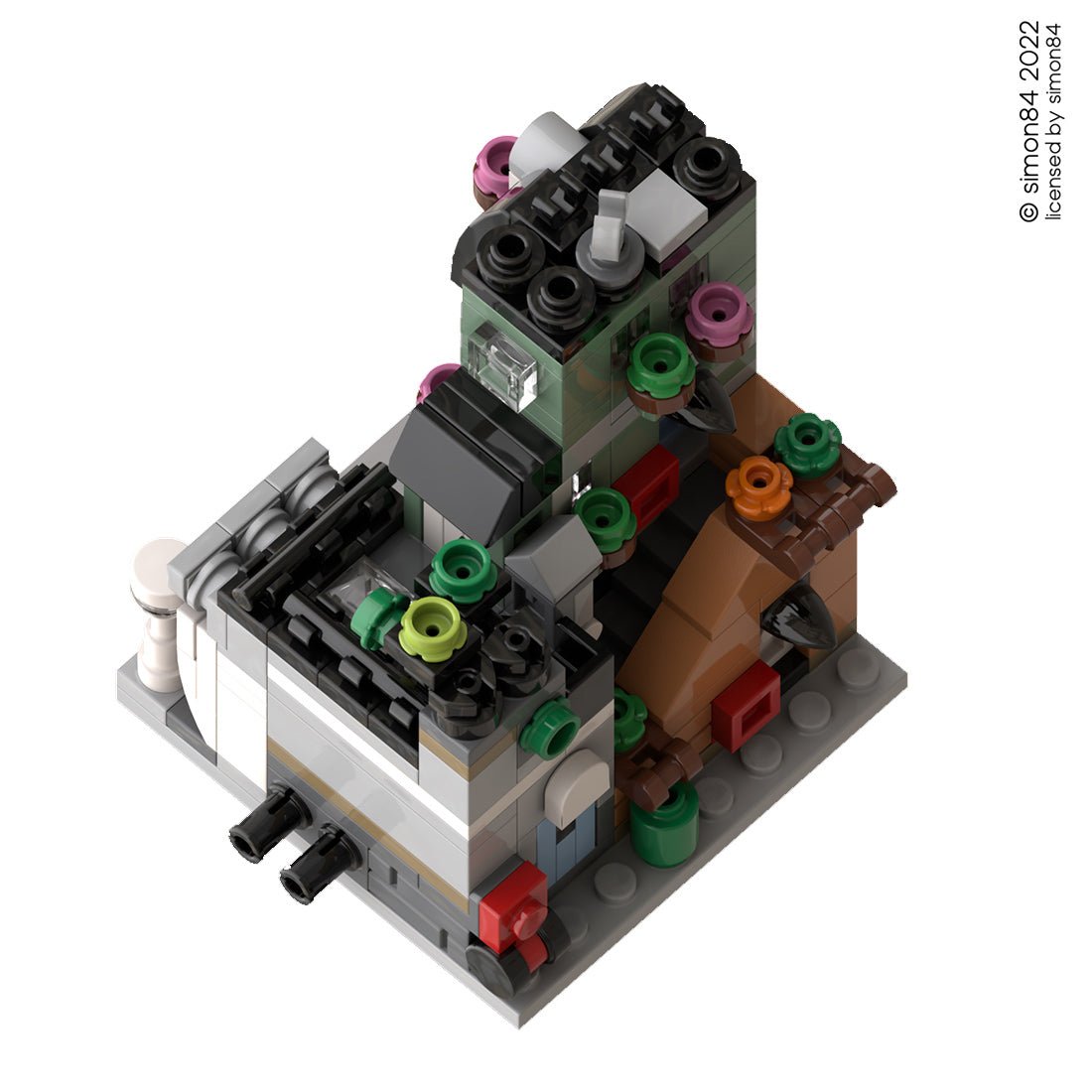 MOC-65430 Mini Carpenter's Shop Modular Building | LesDiy