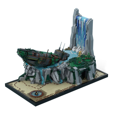 MOC - 65735 Drake's Fortune Sunken Ship - LesDiy