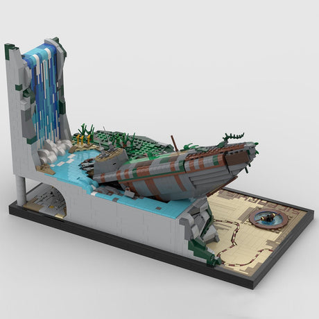 MOC - 65735 Drake's Fortune Sunken Ship - LesDiy