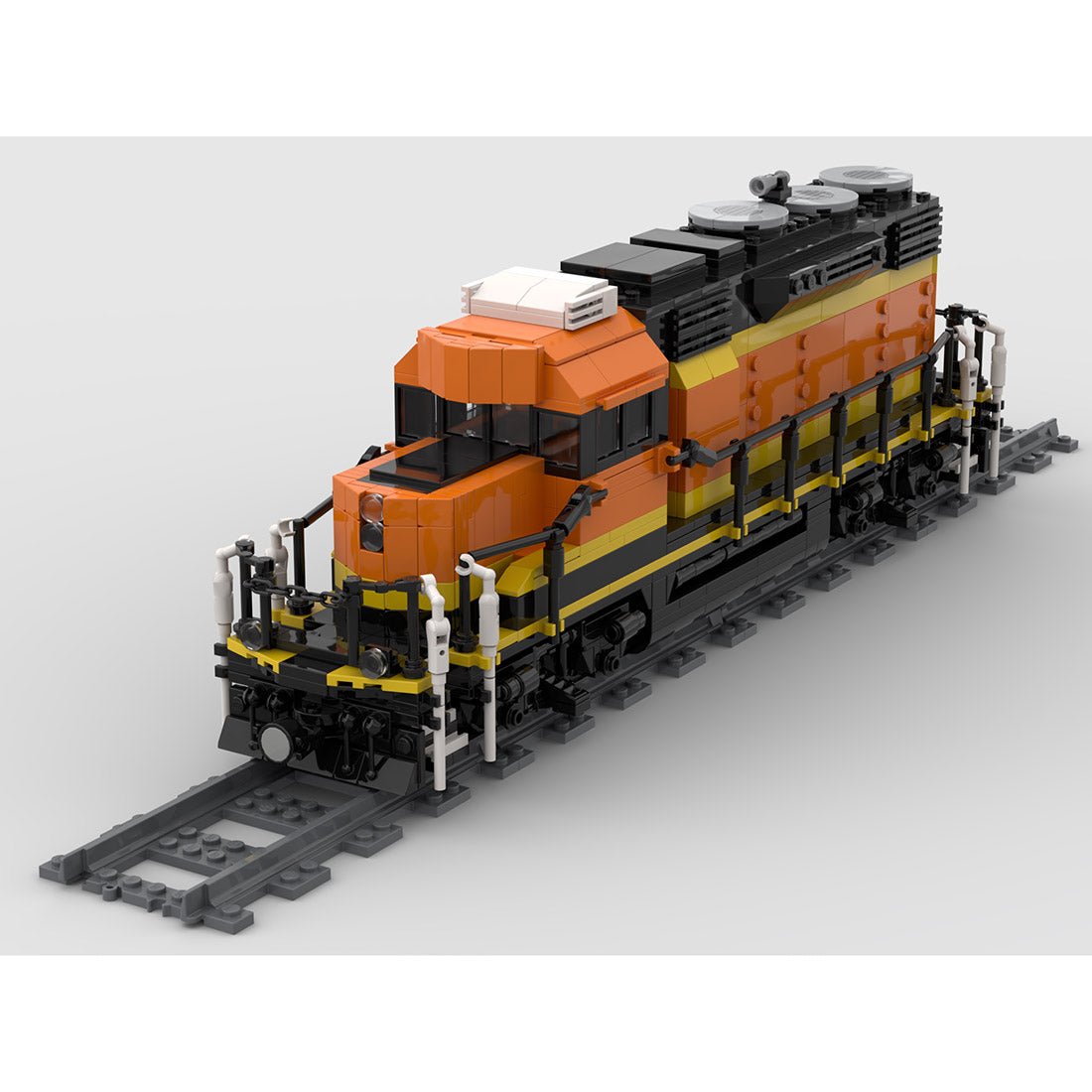 MOC - 66357 SD28P Locomotive Building Blocks - LesDiy - Locomotive