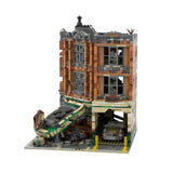 MOC - 66422 Corner Garage - Apocalypse Version Building Blocks - LesDiy - MOC