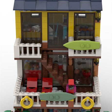 MOC - 68006 Tiki Surf Bar - LesDiy