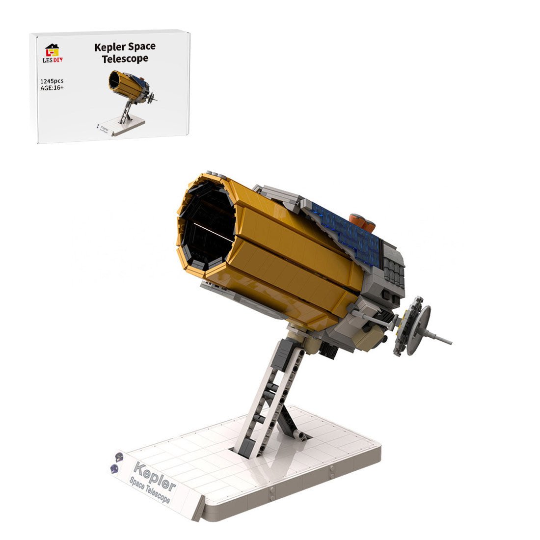 MOC-68559 Kepler Space Telescope Model Building Blocks| LesDiy