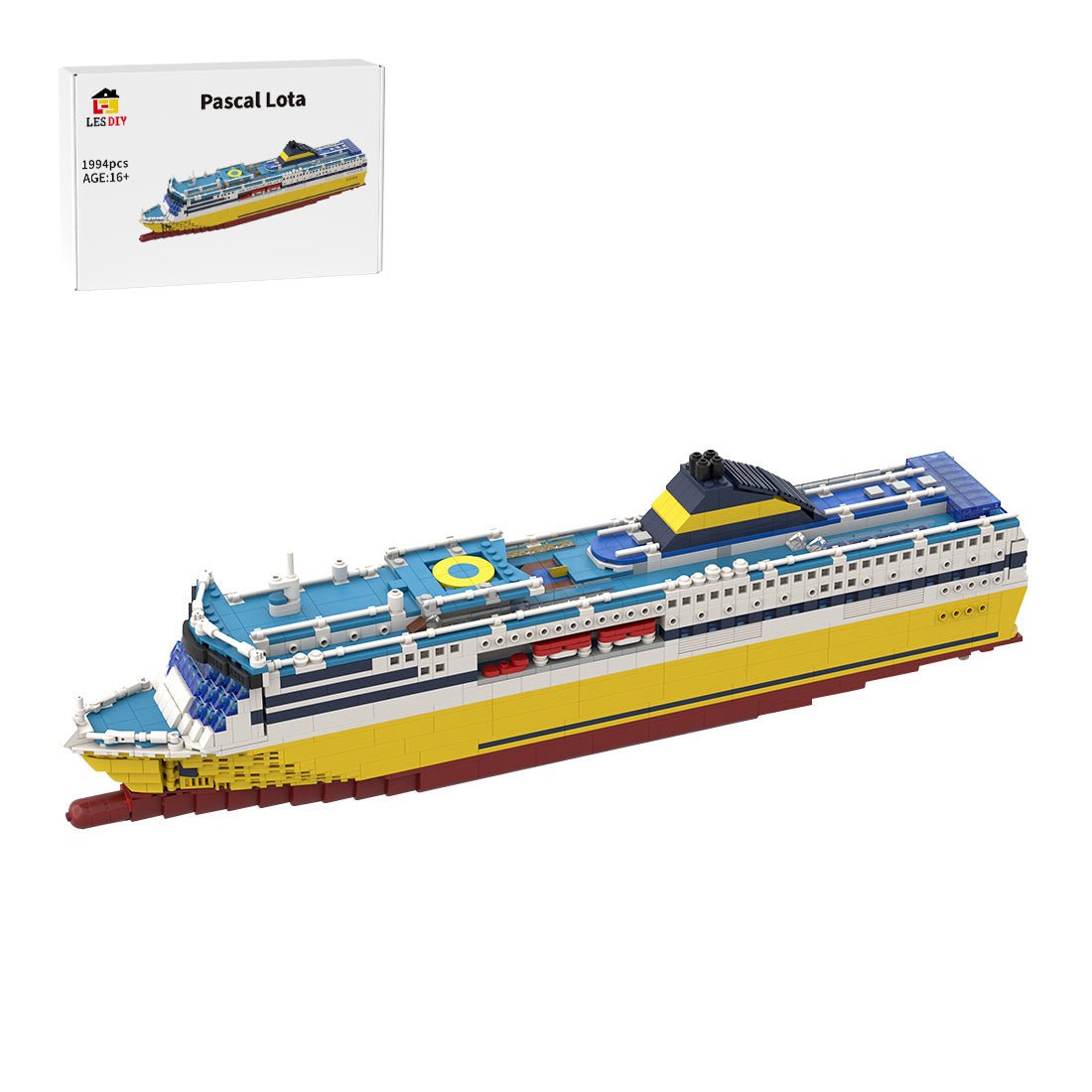 MOC - 69159 1/325 Scale Pascal Lota Building Blocks - LesDiy - Building Blocks - 