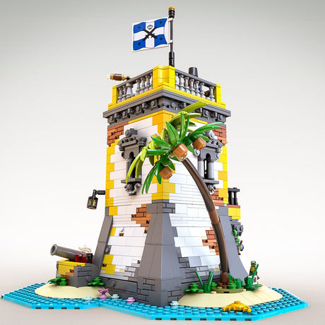 MOC-71657 & MOC-108172 Pirate Harbor Fortress Bundle Building Blocks-LesDiy-MOC-