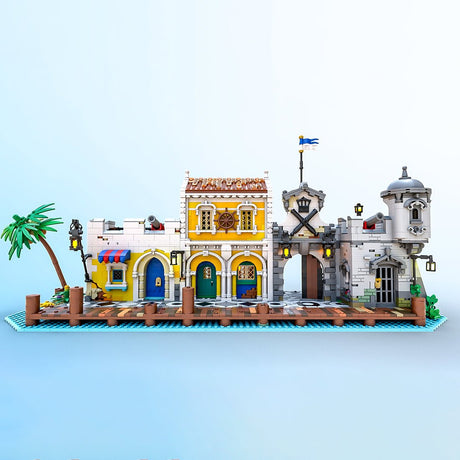 MOC-71657 & MOC-108172 Pirate Harbor Fortress Bundle Building Blocks-LesDiy-MOC-