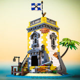 MOC-71657 & MOC-108172 Pirate Harbor Fortress Bundle Building Blocks-LesDiy-MOC-