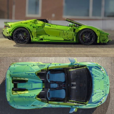 MOC - 72491 Lamborghini Huracan Evo Spyder - Dynamic - LesDiy - 