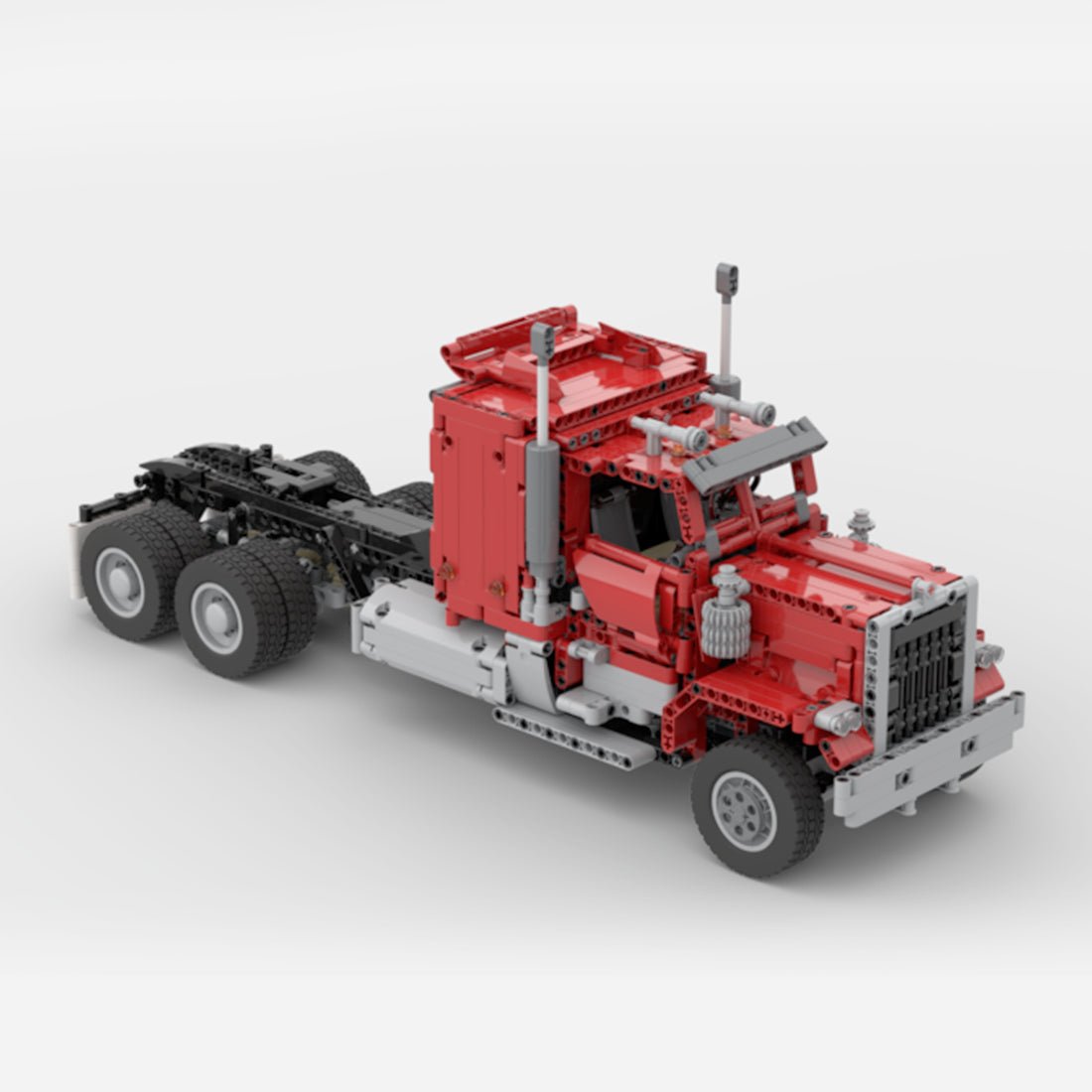 MOC - 72820 1/17 Technology RC Engineering Truck Trailer - LesDiy - 