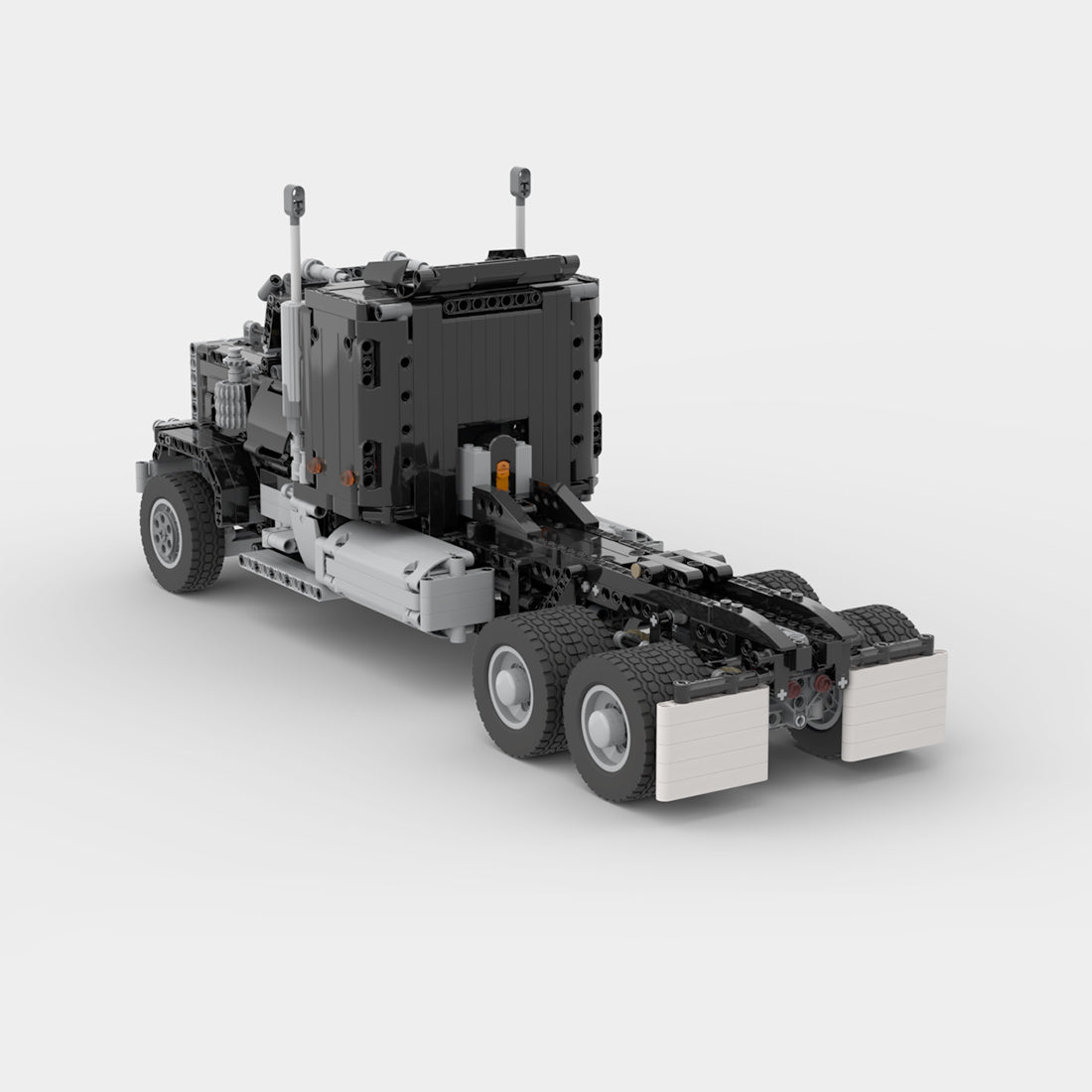MOC - 72820 1/17 Technology RC Engineering Truck Trailer - LesDiy - 