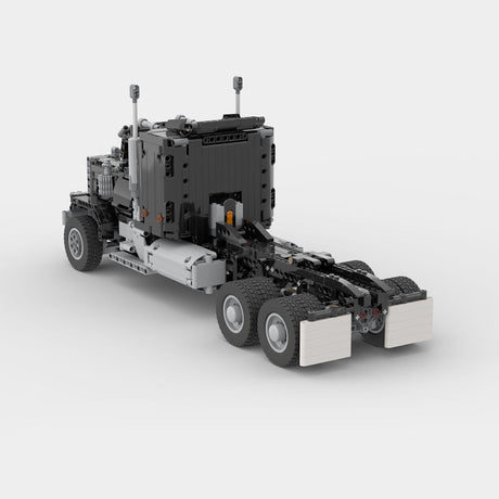 MOC - 72820 1/17 Technology RC Engineering Truck Trailer - LesDiy - 