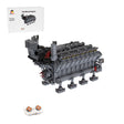 MOC - 73232 V16 Diesel Engine Building Blocks - LesDiy - 