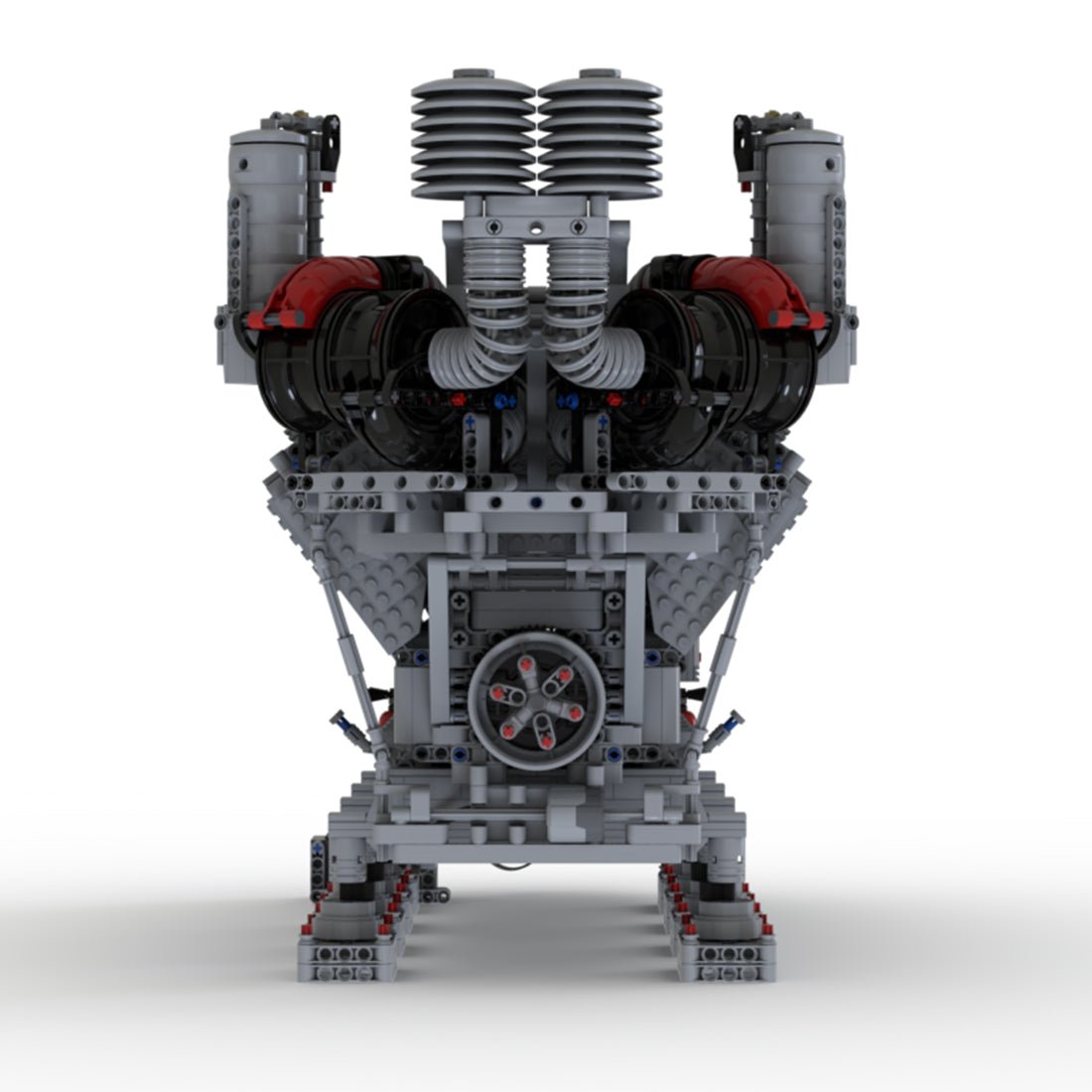 MOC - 73232 V16 Diesel Engine Model - LesDiy - 