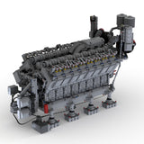 MOC - 73232 V16 Diesel Engine Model - LesDiy - 