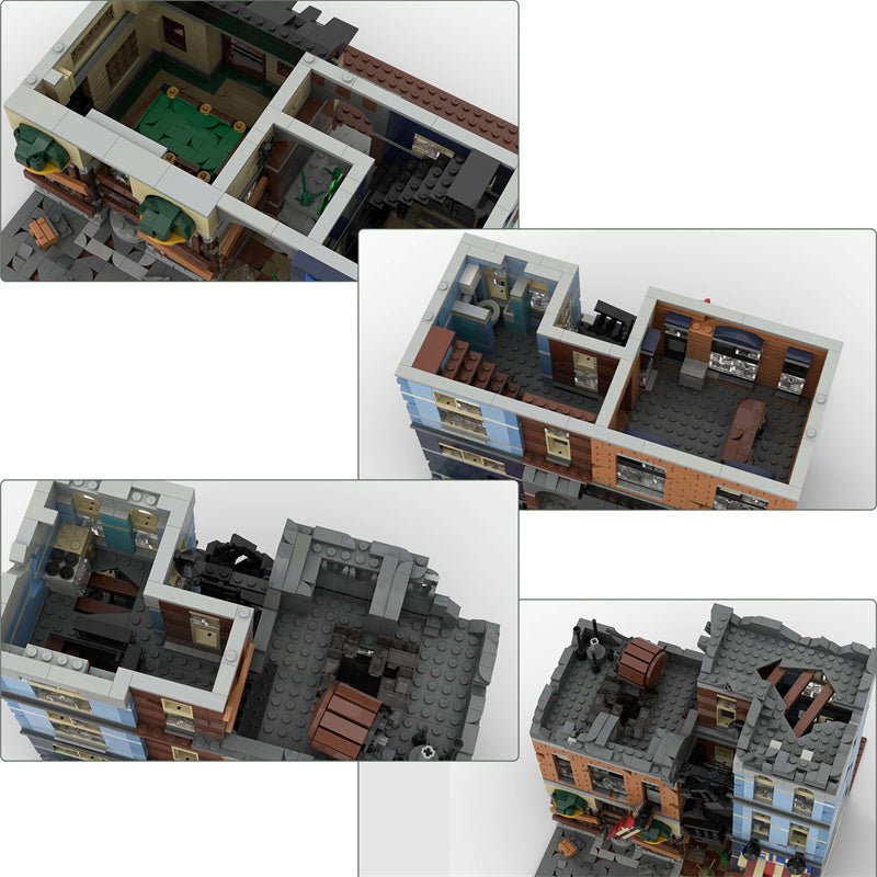 MOC - 73392 Detective's Office - Apocalypse Version - LesDiy - MOC