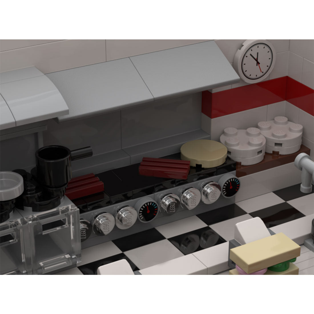 MOC - 74851 Frank's Corner Diner - LesDiy - 