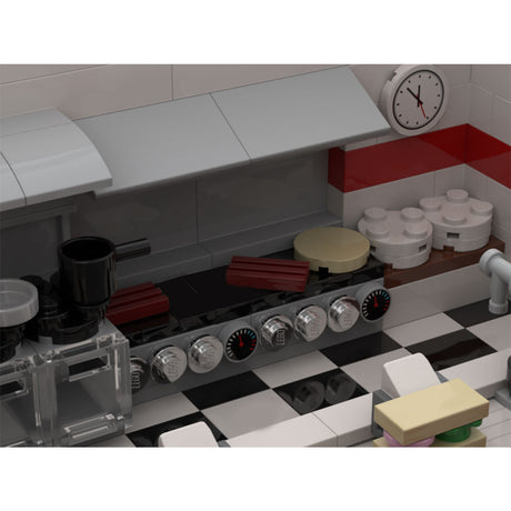 MOC - 74851 Frank's Corner Diner - LesDiy - 
