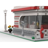 MOC - 74851 Frank's Corner Diner - LesDiy - 