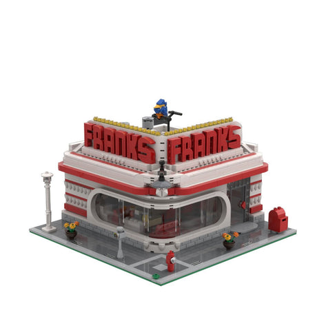 MOC - 74851 Frank's Corner Diner - LesDiy - 