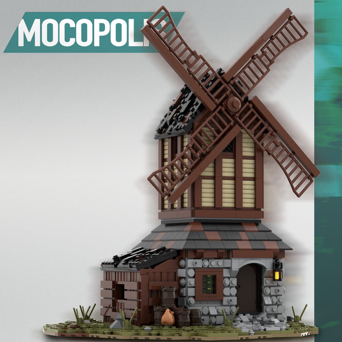MOC - 76464 MOC Medieval Mill - LesDiy