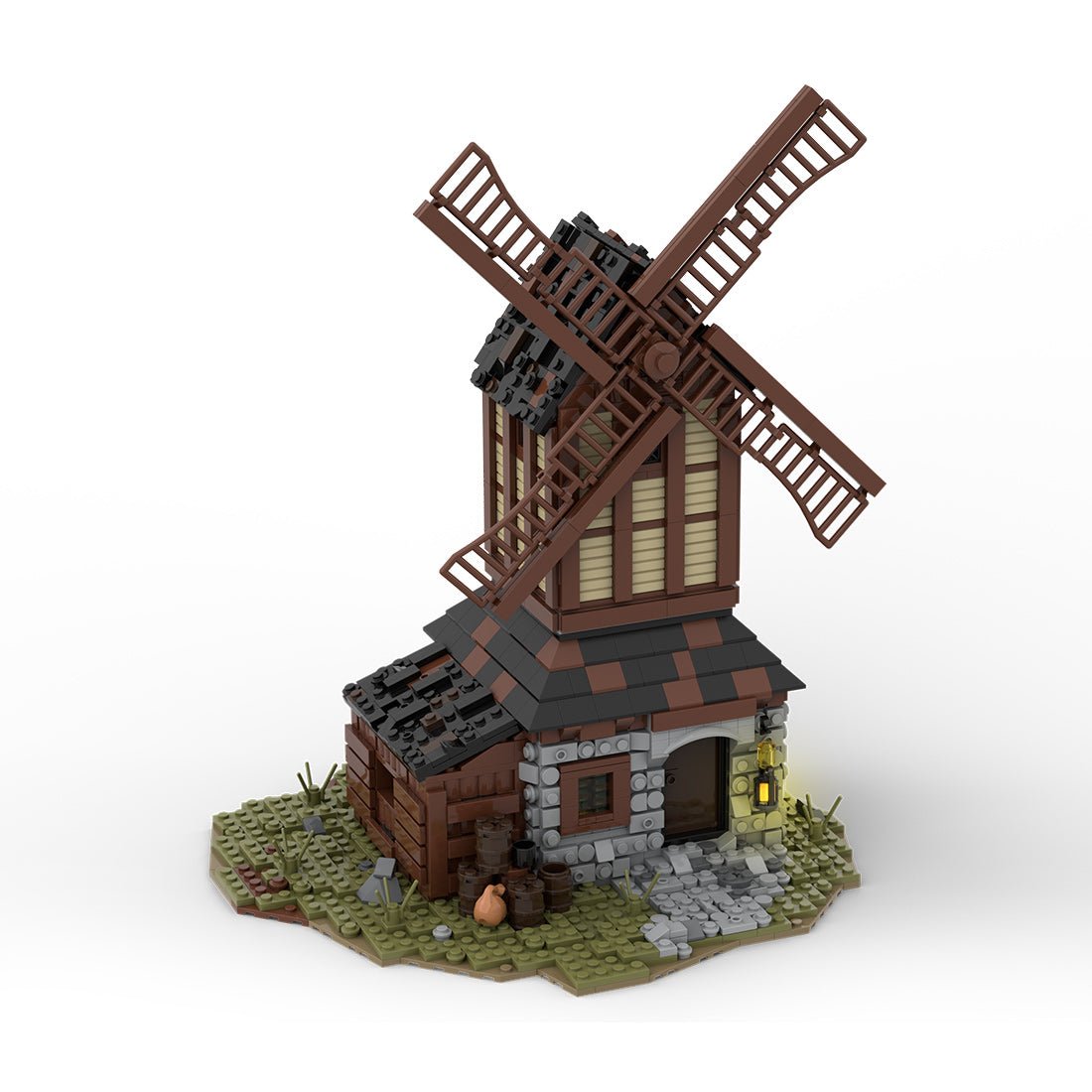 MOC - 76464 MOC Medieval Mill - LesDiy