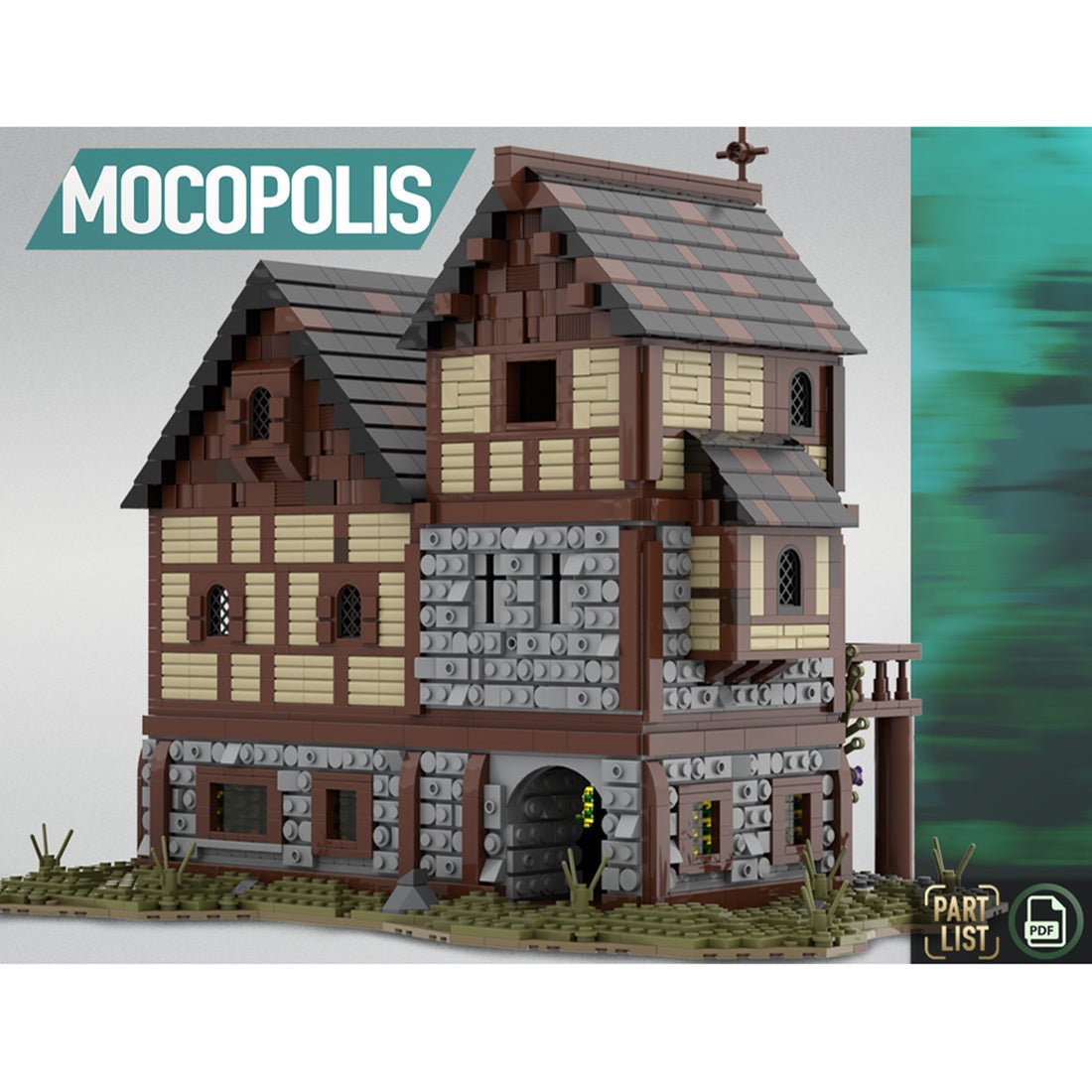 MOC - 76694 Medieval House - LesDiy - 