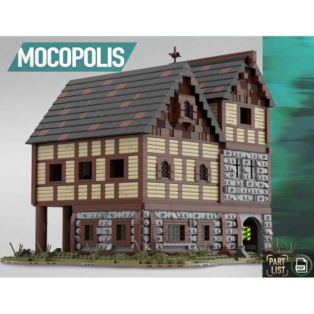 MOC - 76694 Medieval House - LesDiy - 