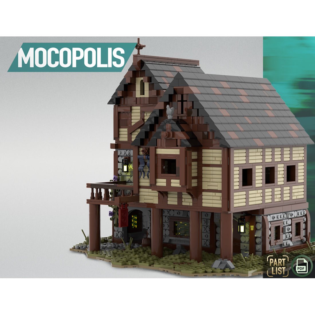 MOC - 76694 Medieval House - LesDiy - 