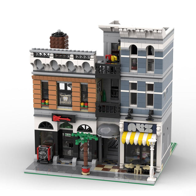 MOC - 77915 Dentist's Office - 10255 Assembly Square Alternative Building Blocks - LesDiy - MOC