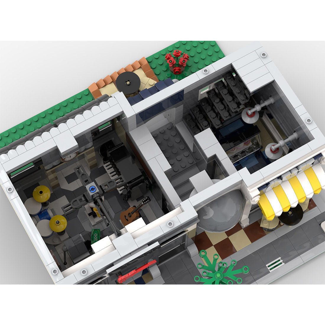 MOC - 77915 Dentist's Office - 10255 Assembly Square Alternative Building Blocks - LesDiy - MOC