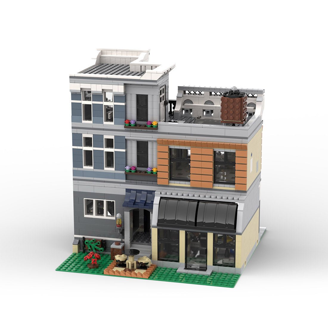 MOC - 77915 Dentist's Office - 10255 Assembly Square Alternative Building Blocks - LesDiy - MOC