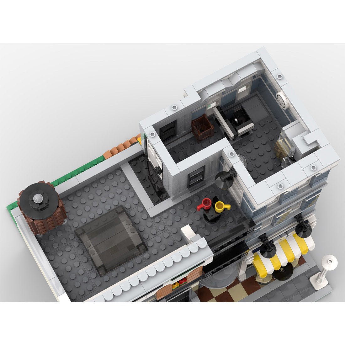 MOC - 77915 Dentist's Office - 10255 Assembly Square Alternative Building Blocks - LesDiy - MOC