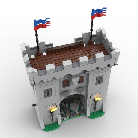 MOC - 77977 Modular Gatehouse Building Blocks - LesDiy - 