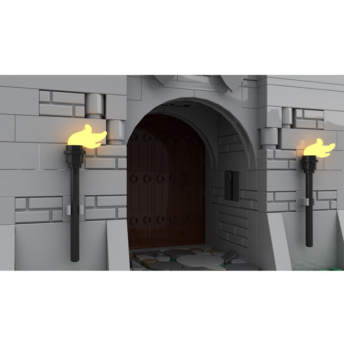 MOC - 77977 Modular Gatehouse Building Blocks - LesDiy - 