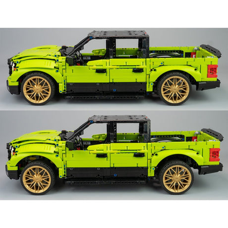 MOC-78624 Ford F-150 1:8 Scale Low-Rider Custom Pickup Truck Building Blocks-LesDiy-MOC-